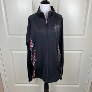 Disney Parks Minnie Mouse Black Yoga Track Pant Suit Set Plus Size XXL